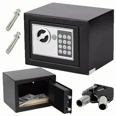 Sejf Domowy Biurowy Kasetka Szyfr Elektroniczny na Zamek Kasa Pancerna Kod
