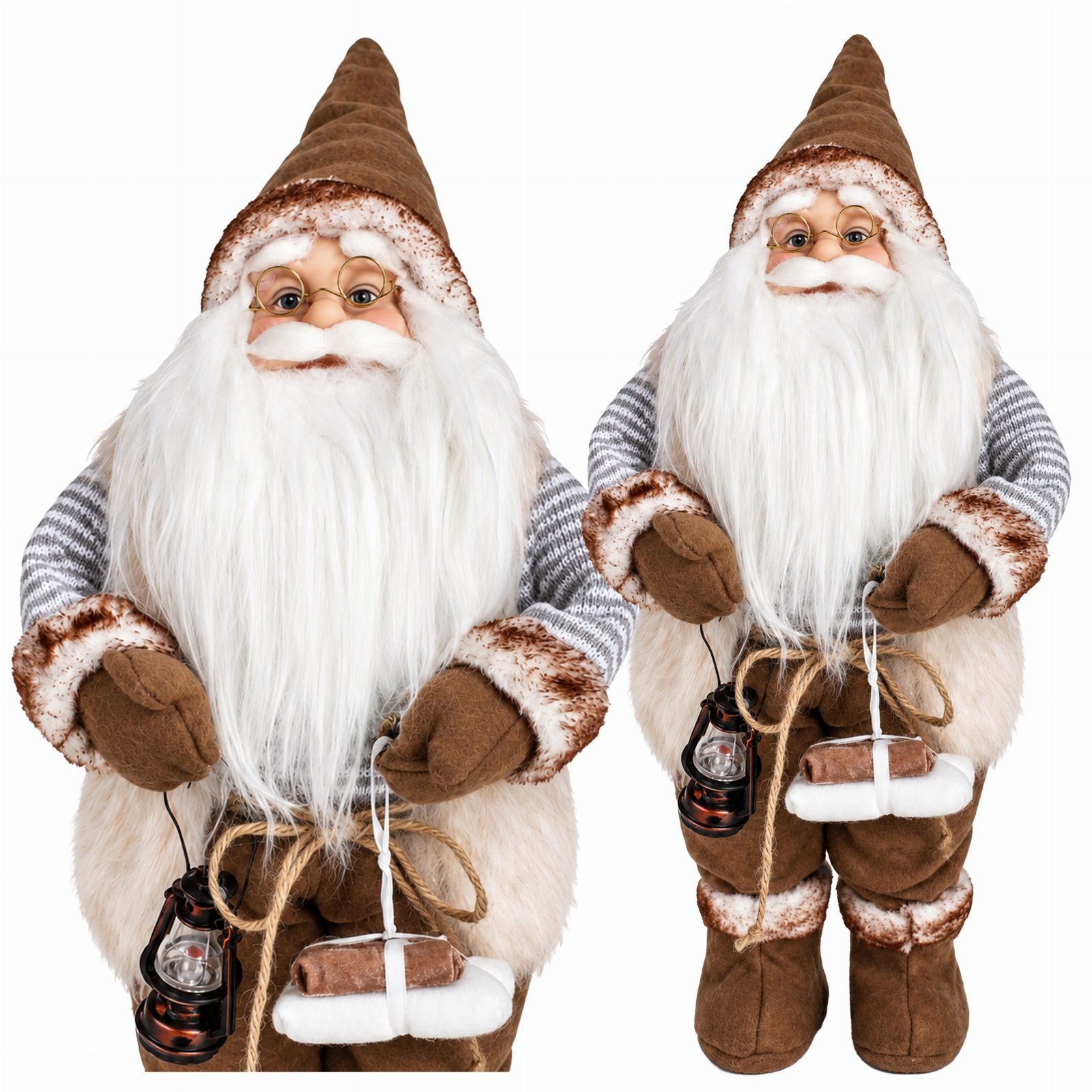 Święty Mikołaj Skandynawski Figurka Świąteczna na Święta Premium 45 cm