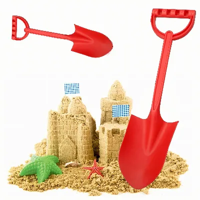 Łopatka Łopata Szpadel do Piasku na Plażę Piaskownice Mocna duża XXL 64 cm