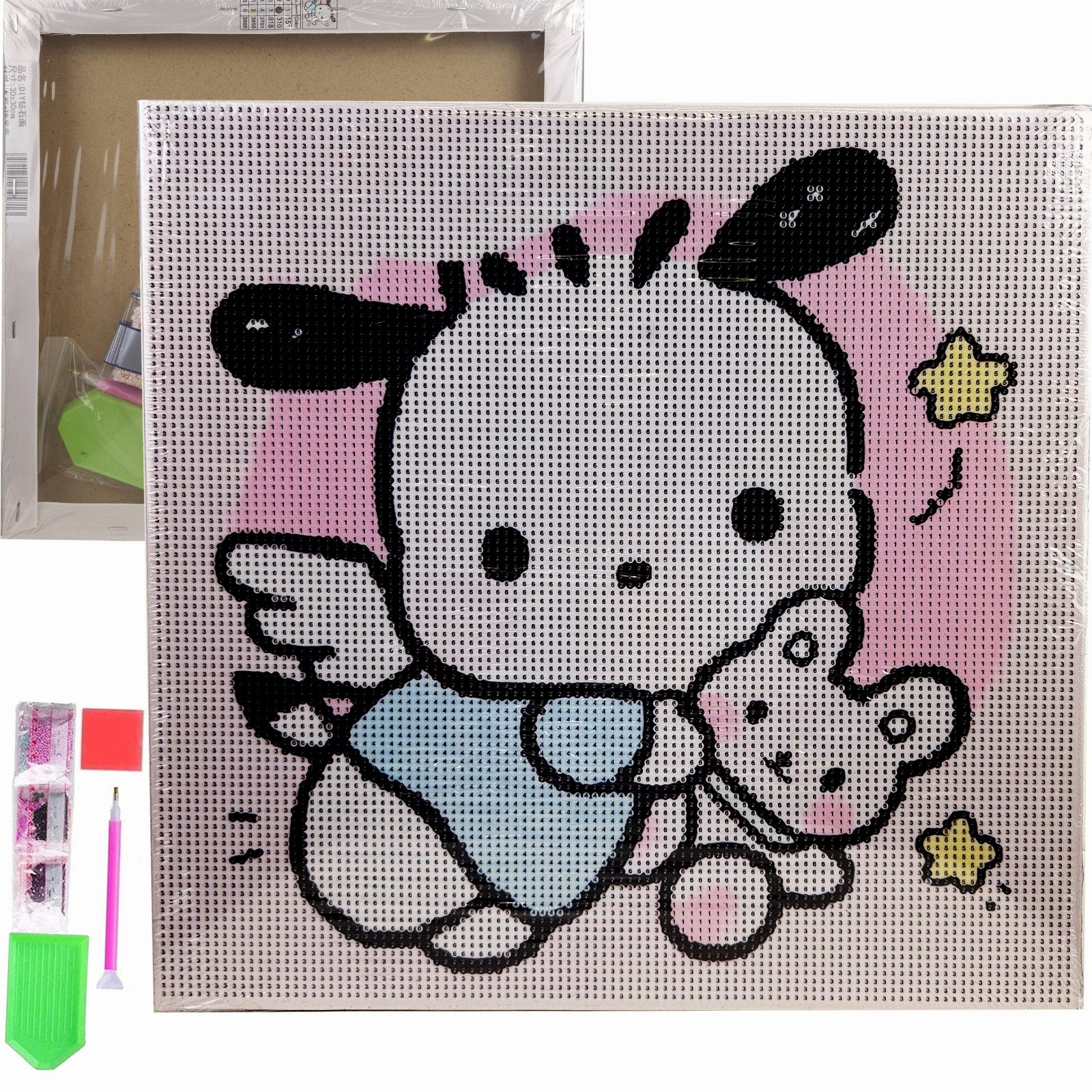 HAFT DIAMENTOWY 30x30 DIAMOND PAINTING MOZAIKA DIAMENTOWA OBRAZ ANIME 