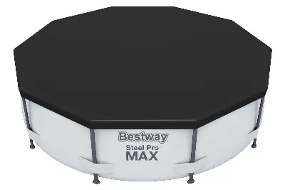 Bestway 58036 Plandeka Pokrywa Ochronna na Basen PVC Ø 305cm Czarna 