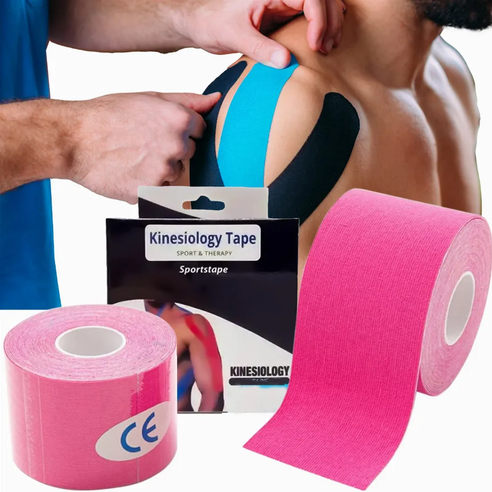 PLASTRY TAPE TEJPY KINESIOTAPING TEJP TAŚMA KINESIO SPORT PRO 5MX5CM 