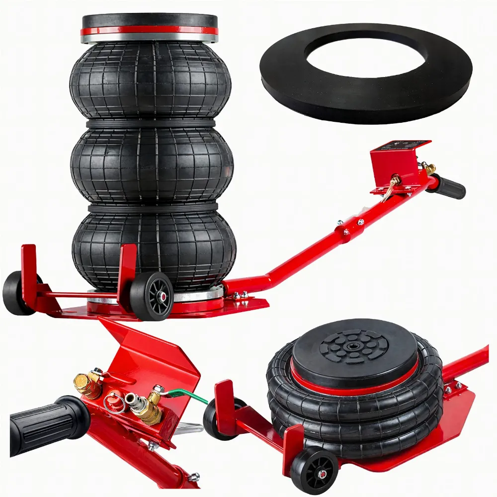 Podnośnik Pneumatyczny Lewarek Samochodowy 15-40cm Bałwanek Poduszka 3,5T 