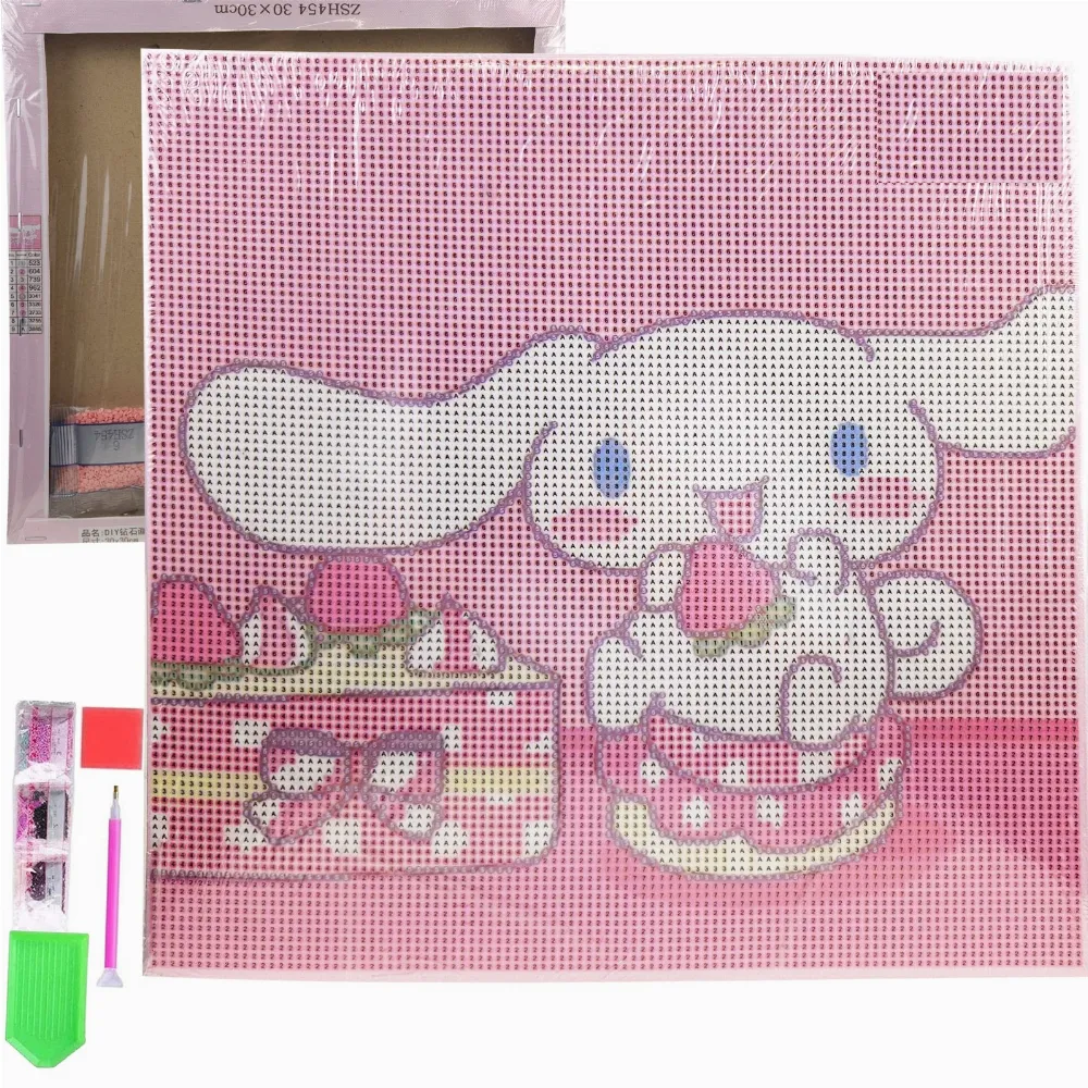 HAFT DIAMENTOWY 30x30 DIAMOND PAINTING MOZAIKA DIAMENTOWA OBRAZ ANIME 