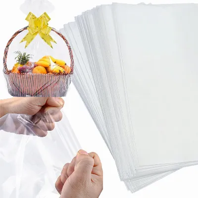 WORECZKI TOREBKI CELOFANOWE CELOFAN FOLIOWE NA PREZENTY OPP 35x45 100 szt 