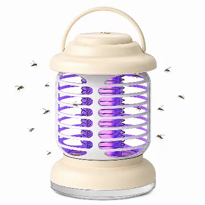 Przenośna Lampa Owadobójcza UV na Muchy Komary Ćmy Owady do Ogrodu na Taras