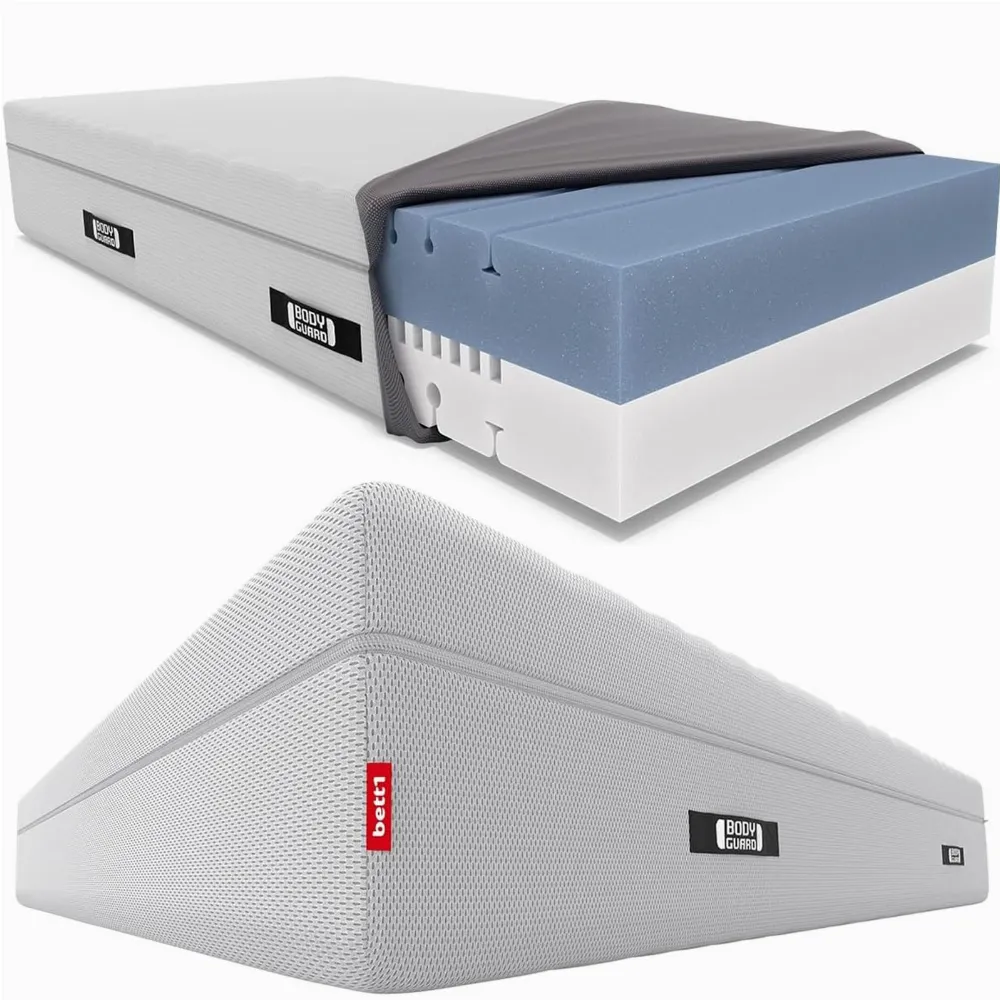  MATERAC PIANKOWY BODYGUARD 90x200 ŚREDNIO TWARDY MODUŁOWY 18,5 CM 