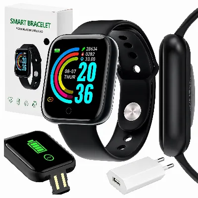 Smartwatch Opaska Sportowa Zegarek Damski Męski Puls Bluetooth Sms Sen 