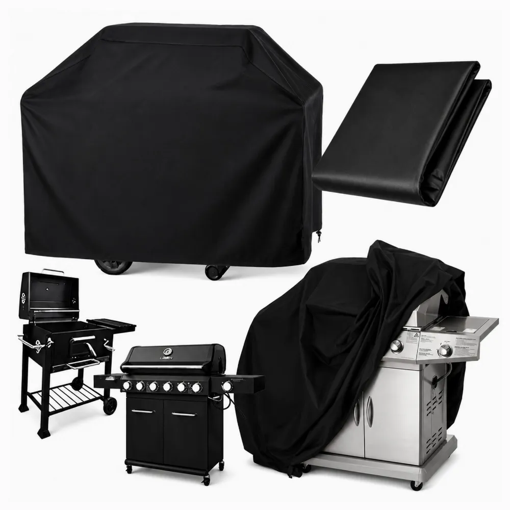 Pokrowiec Plandeka na Grila Wodoodporny Duży Osłona na Grill 145x117x61cm