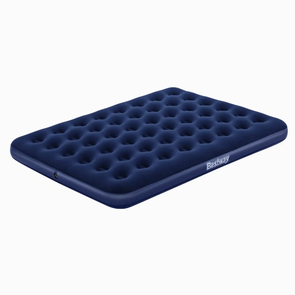 Bestway 67003 Dmuchany Materac Welurowy Flokowany Dwuosobowy 203x152x22 cm
