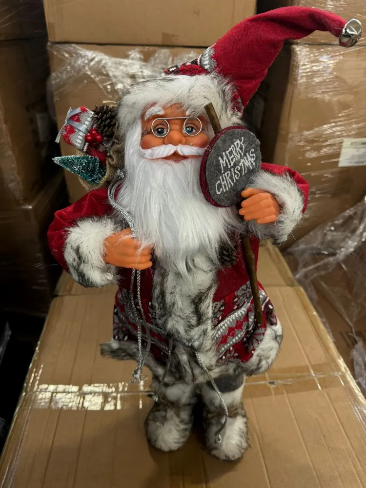 SWIĘTY MIKOŁAJ XXL NA ŚWIĘTA ŚWIĄTECZNY FIGURKA DUŻY 60 CM OZDOBA DEKORACJA
