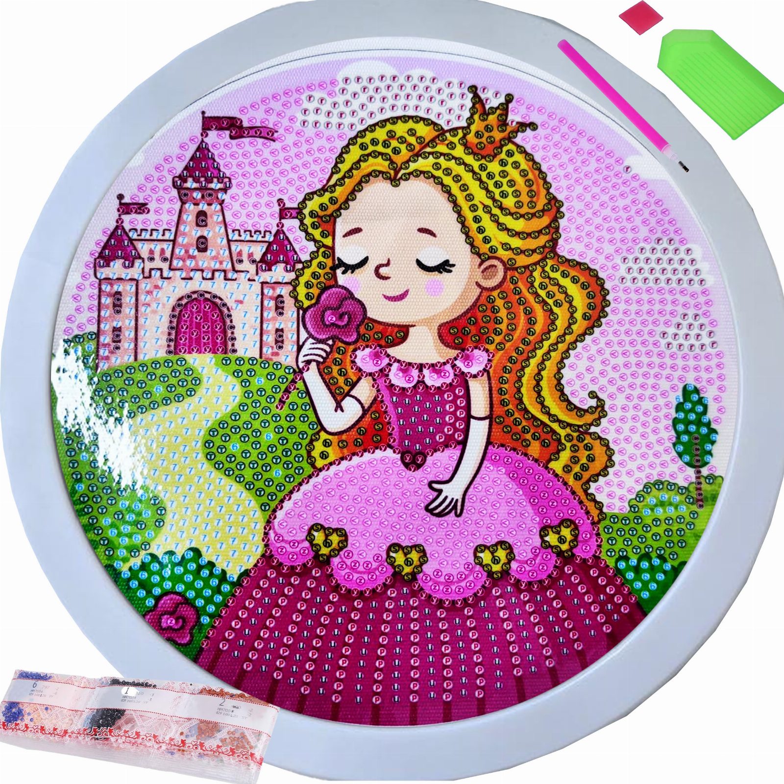 HAFT DIAMENTOWY 20x20 DIAMOND PAINTING MOZAIKA DIAMENTOWA OBRAZ Z RAMKĄ 