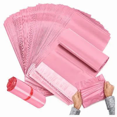 Foliopaki Kurierskie Koperty Różowe B3 400x500 50 szt Foliopak Kurierski