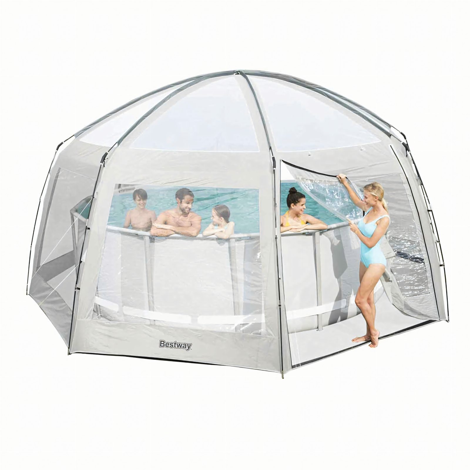 Bestway 58612 Altana Namiot Osłona Pawilon Basenowy 6 x 6 x 2,95 m 