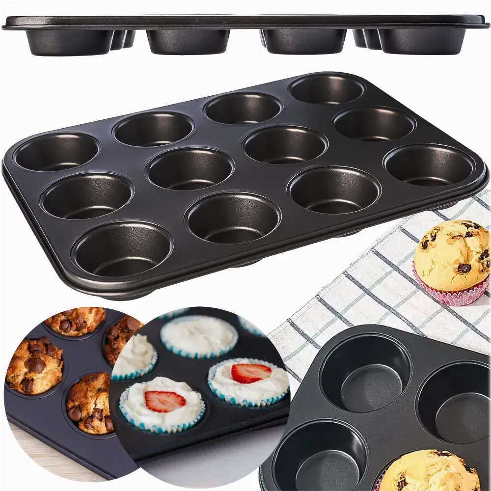 FORMA DO PIECZENIA MONOPORCJI BABECZEK MUFFIN PIECZENIA BLACHA FOREMKA 12x