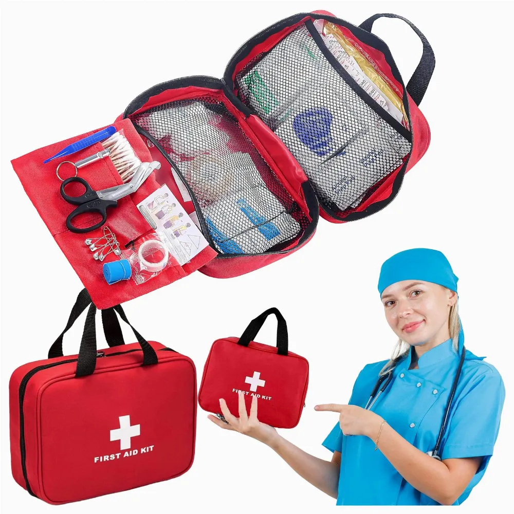 Apteczka Pierwszej Pomocy Turystyczna Podróżna Samochodowa First Aid Kit 