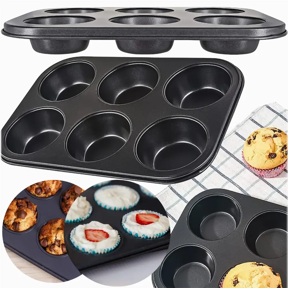 FORMA DO PIECZENIA MONOPORCJI BABECZEK MUFFIN PIECZENIA BLACHA FOREMKA 6x