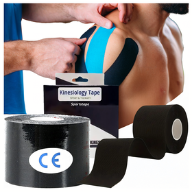 Plastry Tape Tejpy Kinesio Taping Tejp Taśma Kinesio Sport Pro 5Mx5CM