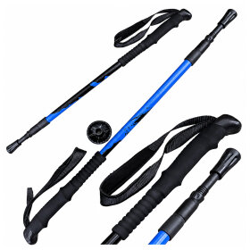 Kij Kijek Trekingowy Regulowany 65-135cm do Chodzenia Nordic Walking Laska