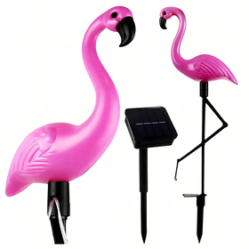 Lampa Lampka Solarna Ogrodowa Ozdobna Ozdoba Flaming Led Dekoracja 53 cm 