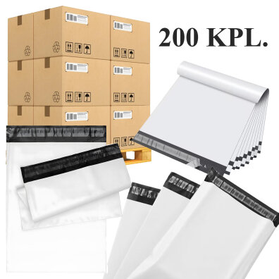 200x Foliopaki Kurierskie Koperty Białe 600x800mm 50 szt Foliopak Kurierski