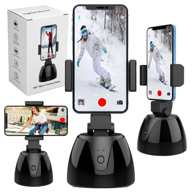 Inteligenty Uchwyt Stojak na Telefon do Selfie Obrotowy Śledzący Ruch 