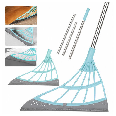Magiczna Szczotka Zmiotka Gumowa Silikonowa ze Ściągaczką Magicbroom 84 cm