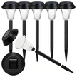 Zestaw Lamp Lampy Ogrodowe Solarne Wbijane Wodoodporne 41cm Zewnętrzne 6szt. (1)