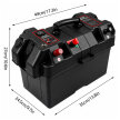 Pojemnik Skrzynka Akumulatorowa 12V Box na Akumulator z Woltomierzem 2x USB (10)