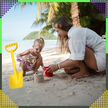 Łopatka Łopata Szpadel do Piasku na Plażę Piaskownice Mocna duża 51 cm  (13)