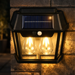 Lampa Solarna Led Podwójna Kinkiet Ogrodowy Elewacyjny z Czujnikiem Ruchu  (14)