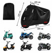 Pokrowiec XXXL na Skuter Motocykl Motor Wodoodporny Uniwersalny 265x105x125 (5)