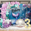 Girlanda Balonowa Balon Zestaw Balonów Łuk Balony Urodzinowe Syrenka 97 ele (13)