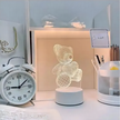 Lampka Nocna Prezent Miś 3D Illusion do Sypialni dla Dzieci Biurkowa USB (2)