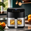 Frytkownica Beztłuszczowa Air Fryer 6L Frytownica 1500W 8 Programów Mocna (10)