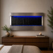 Wisząca Ściana Ścianka Wodna Fontanna Kaskadowa LED RGB Kolory 120x60x13cm (11)