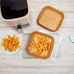 Wkład Air Fryer Papier Wkłady Papierowe do Frytkownicy Beztłuszczowej 20x20cm  100szt. (10)