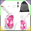 Maska do Nurkowania Pływania Snorkelingu Wody Pełnotwarzowa na Basen L/XL  (2)