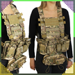 Kamizelka Taktyczna Wosjkowa Ochronna Molle Lekka Airsoft Zasobnik Asg (6)