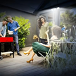 Lampa Solarna 4w1 Zewnętrzna Uliczna Czujnik Ruchu Zmierzchu Mocna 74 Led (11)