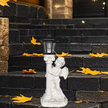 96x Aniołek Solarny Led Figurka Świecznik Dekoracja Posążek do Ogrodu na Grób 49cm (10)