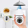 Kamera IP Bezprzewodowa WiFi Żarówka E27 30W do Monitoringu Domu Niania  (12)