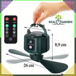 Przenośny Wentylator 2w1 Sufitowy do Namiotu Sypialni na Biwak Usb 5200 mAh (6)