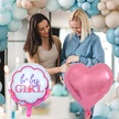 Balony na Baby Shower Bobas Dziewczynka Baby Girl Zestaw 5 szt Gwiazdki  (10)