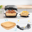 3000 x  Wkład Air Fryer Papier Wkłady Papierowe do Frytkownicy Betłuszczowej 16x16cm 36g 100szt. (9)