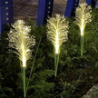 2x Lampa Ogrodowa Solarna Wbijana Trawa Pampasowa Ozdobna Panel Led 85cm (12)