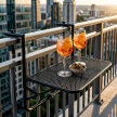 Stolik Balkonowy Składany Wiszący Stół na Balkon Taras Regulowany 30kg (14)