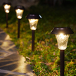 Zestaw Lamp Lampy Ogrodowe Solarne Wbijane Wodoodporne 41cm Zewnętrzne 6szt. (16)