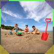 Łopatka Łopata Szpadel do Piasku na Plażę Piaskownice Mocna duża XXL 64 cm (9)