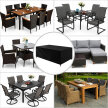 Pokrowiec Plandeka na Meble Ogrodowe Wodoodporny Stół Cateringowy 220x105x105 (8)
